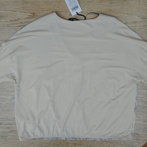 NEW WITH TAGS Taifun Germany 16 soft silky viscose blouse top shirt abstract - Picture 4 of 16